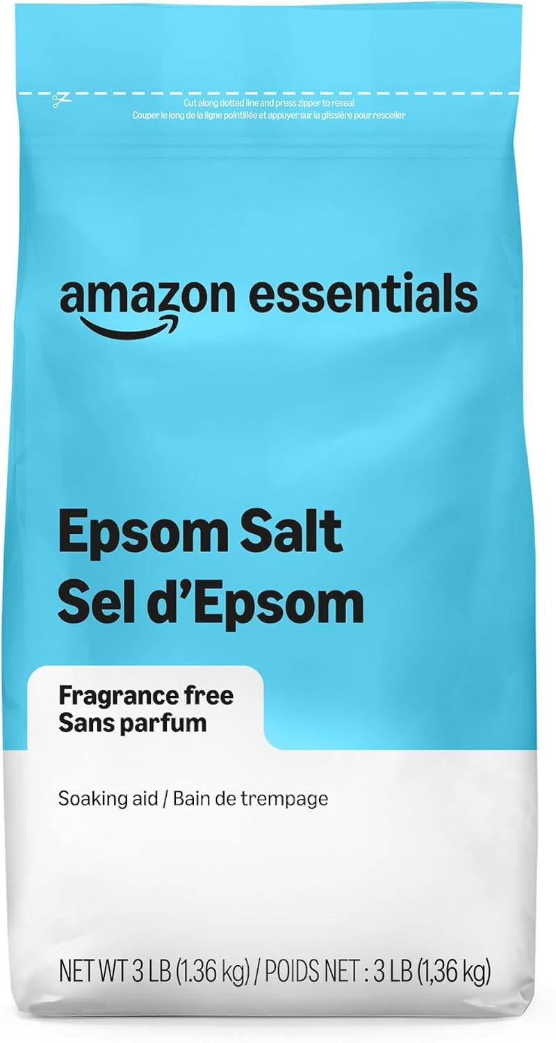 Amazon Essentials unscented Epsom salt 3 lb