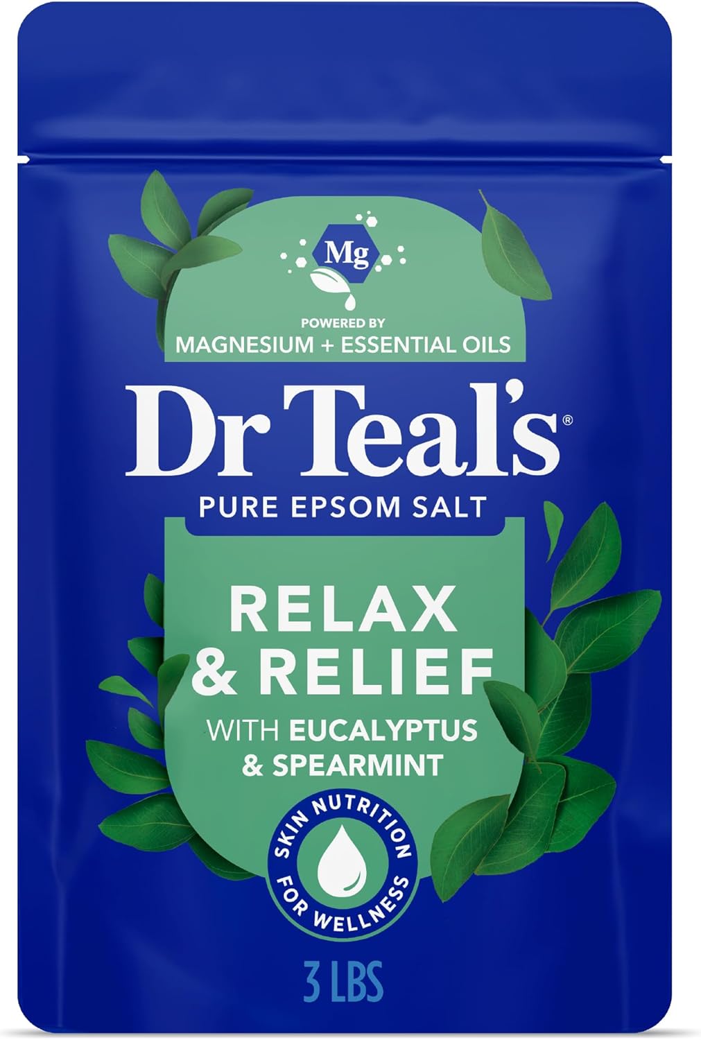 Dr Teal's Eucalyptus Spearmint Epsom salt 3 lb