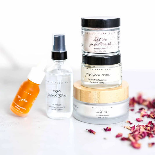 Natural Rose Skincare Starter Kit