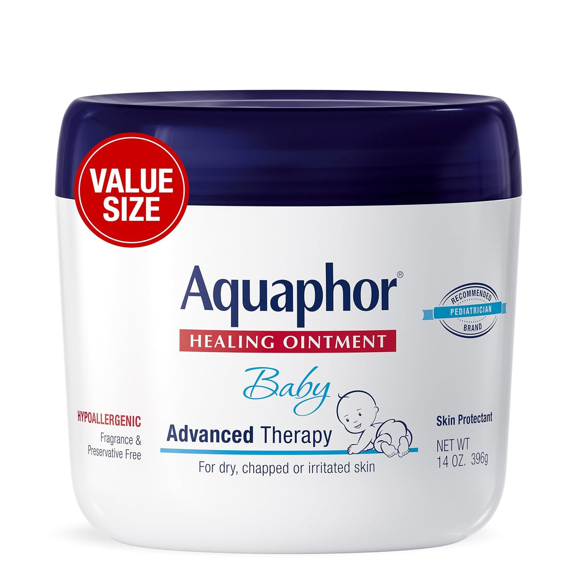 Aquaphor Baby ointment 14 oz jar