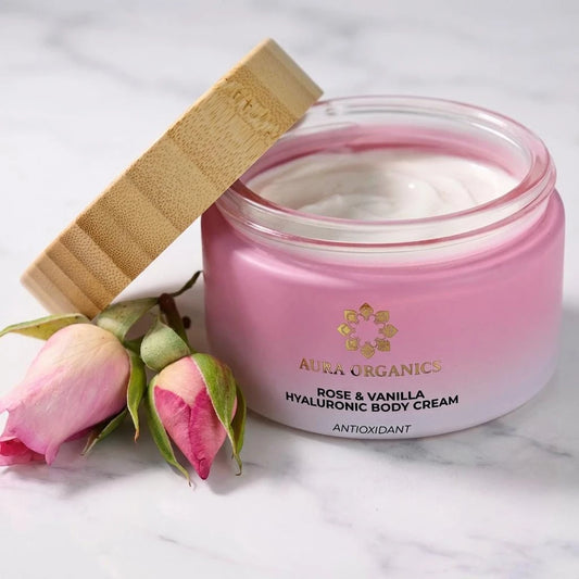 Aura Organics Rose & Vanilla Body Butter — 200 ml