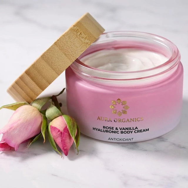 Aura Organics Rose & Vanilla Body Butter — 200 ml