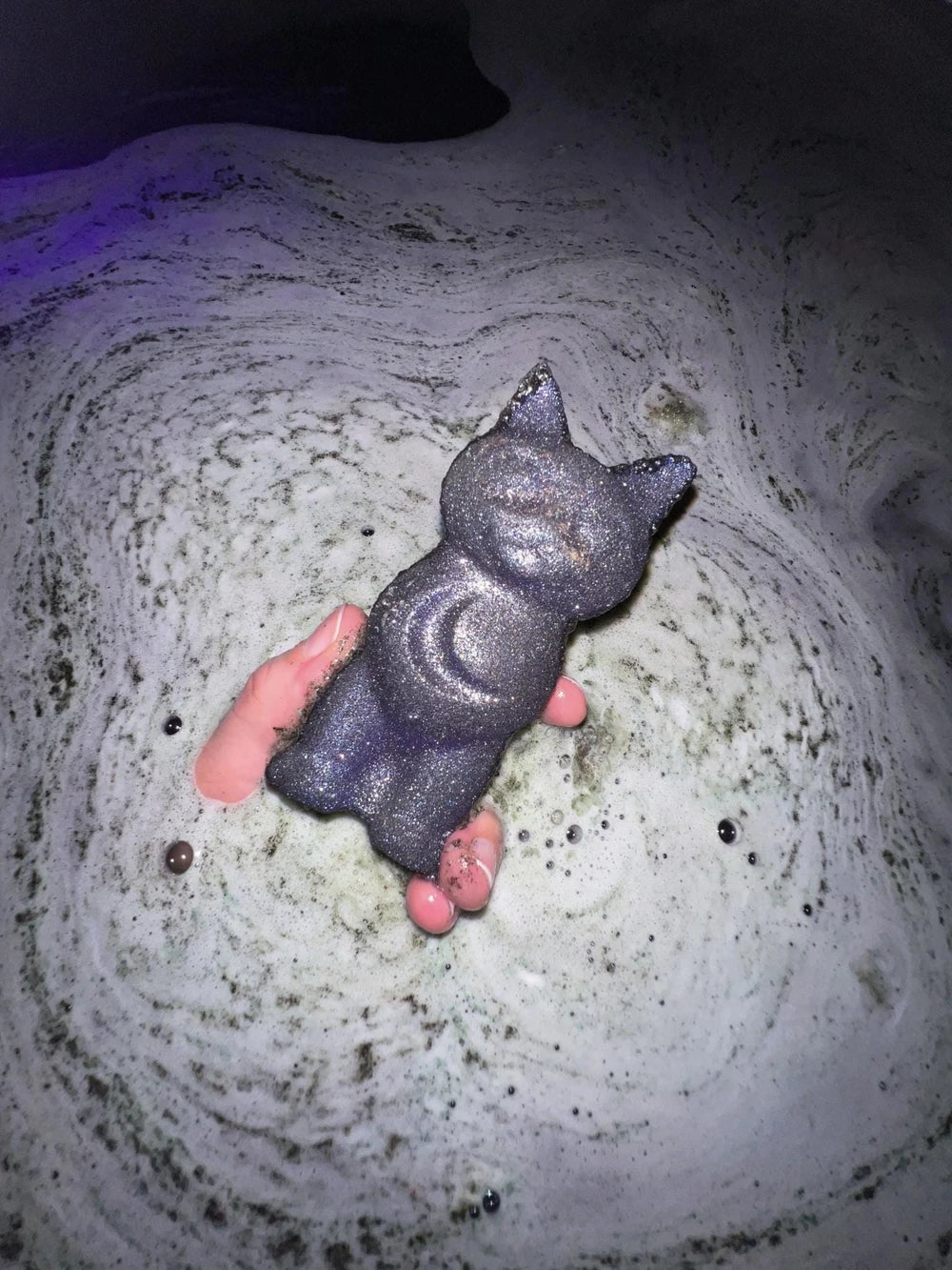CrystalBarSoap Lunar Kitty Bath Bomb — 7 oz