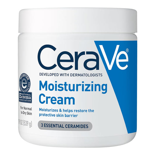 CeraVe Moisturizing Cream, one 19 oz jar