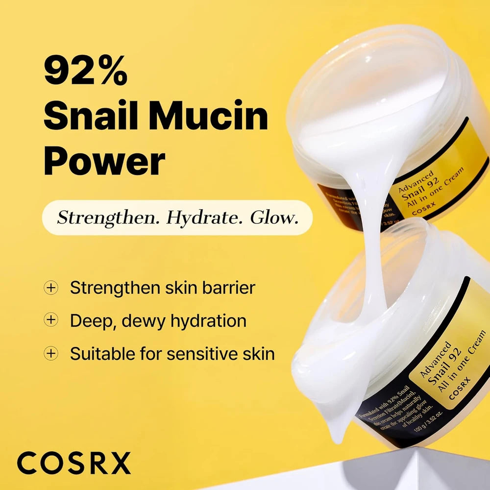COSRX Advanced Snail 92 All in One Cream — 100 g Jar