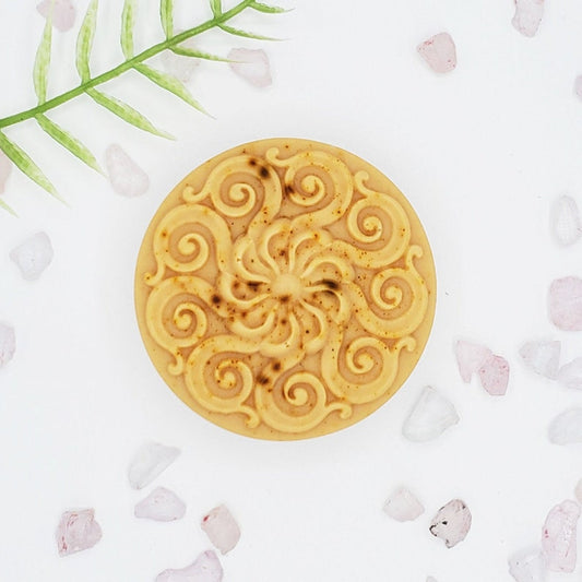 AllaboutPatchouli round floral soap bar