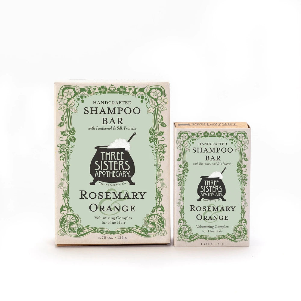 Three Sisters Apothecary Rosemary & Orange Shampoo Bar — 4.75 oz