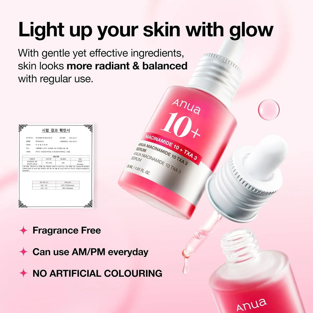 ANUA Niacinamide 10 TXA 4 Serum — 1.01 fl oz