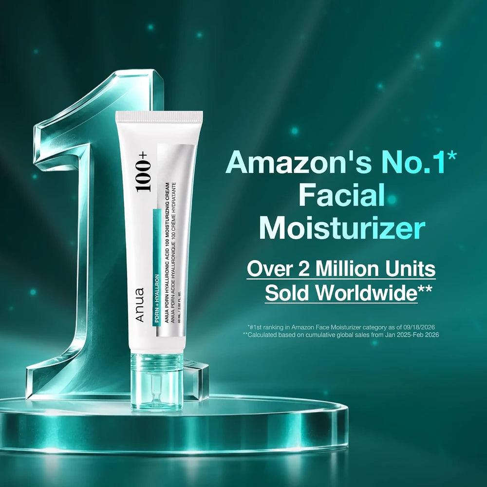 ANUA PDRN Hyaluronic Acid 100 Moisturizing Cream — 2.02 fl oz